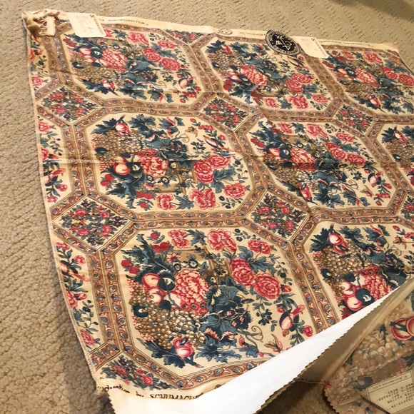 Schumacher & Co Designer Williamsburg Potourri Fabric Reproduction & samples - Picture 10 of 16